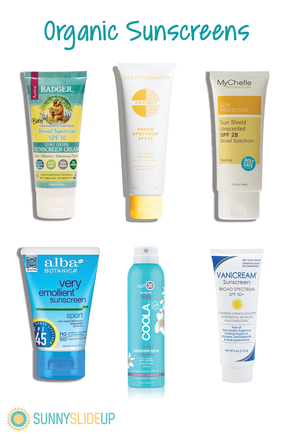 organic sunscreen target