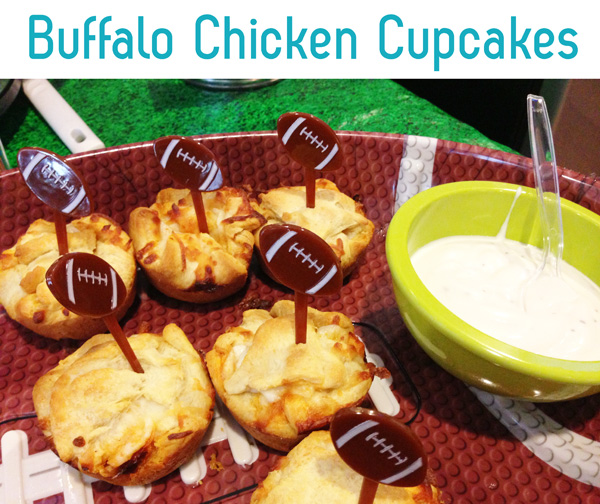 Buffalo Chicken Cupcakes