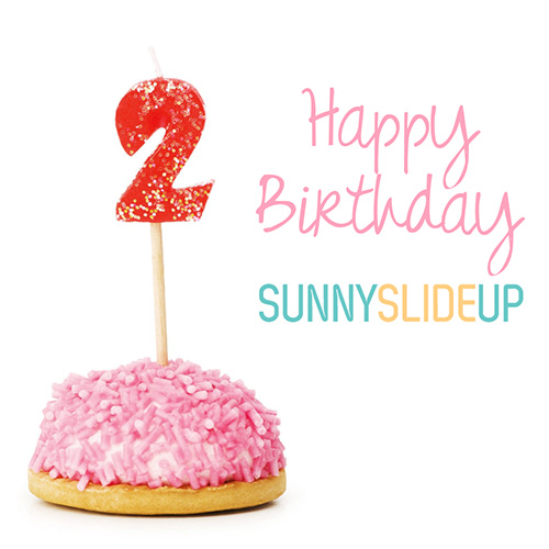 Happy Birthday Sunny Slide Up