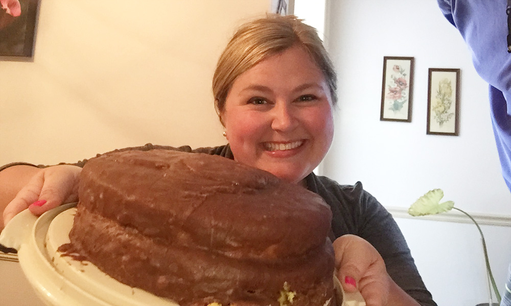 Heather made Ma's Chocolate Cake
