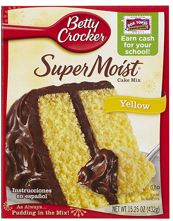 yellow cake mix